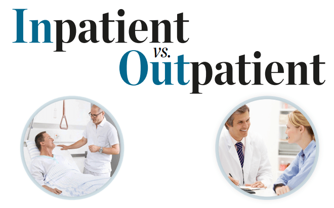 The Difference between INPATIENT and OUTPATIENT treatment