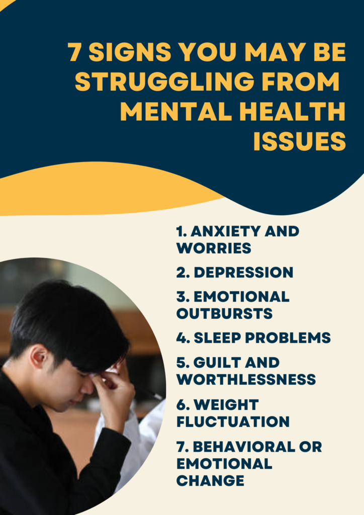 7 Signs You May be Struggling from Mental Health Issues